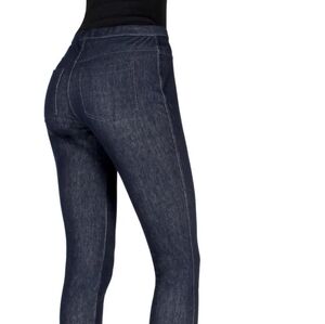 MeMoi High-Waisted Skinny Jean Leggings Women's Dark Blue Jeans Size Small